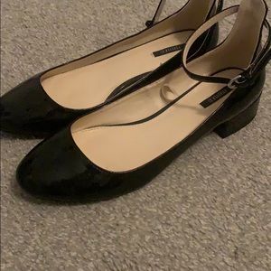 Classic patent Mary Jane style shoes